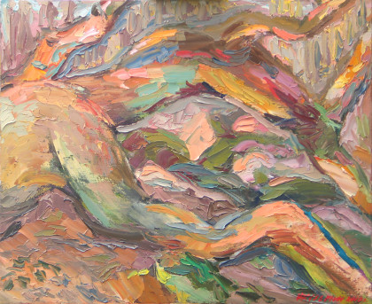 Chêne tombé. Huile sur toile, 50 х 61 cm. 2010. Collection privée